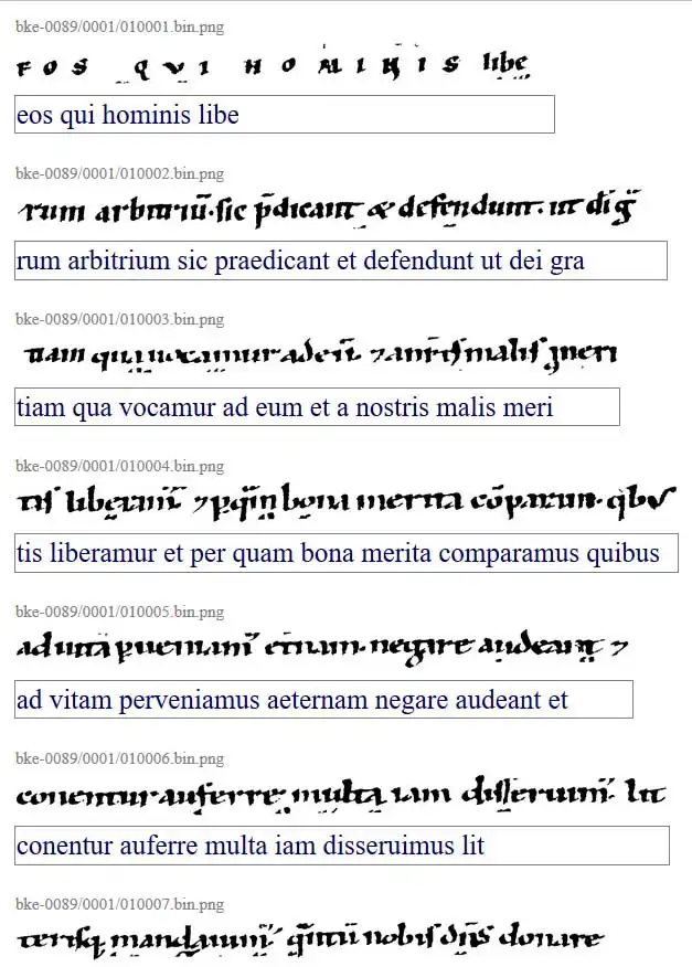 Trascrizione del manoscritto