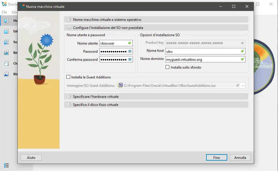 Oracle Virtual Box - step 2.5